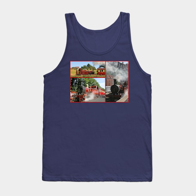 Steamin' - Narrow Gauge Railways on the Isle of Man Tank Top by RedHillDigital